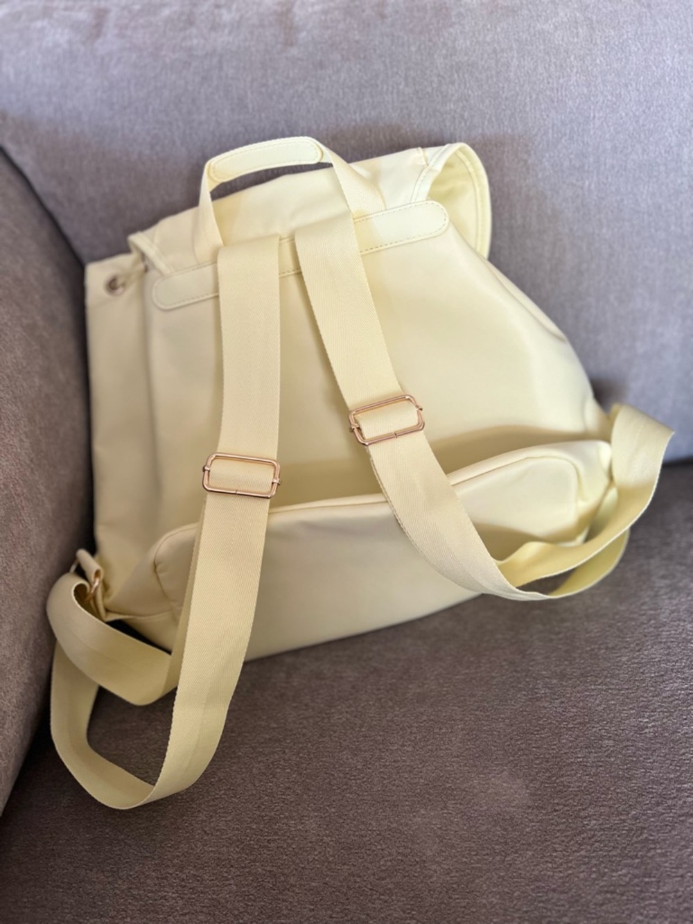 YOS x FFF Butter Yellow Backpack